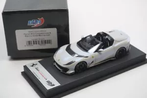 1/43 BBR FERRARI 812 COMPETIZIONE A BIANCO MARINA MATT LECLERC LEATHER LE5 N MR - Picture 1 of 5