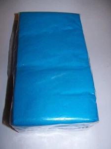 Every Occasion 3ply Paper Guest Towels / Napkins Turquiose 50 ct package - Picture 1 of 3