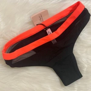 Agent Provocateur Zenaya Bikinihose schwarz pink AP3 Medium neu mit Etikett - Bild 1 von 5