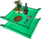 2 PCS 27 "x 27" Repotting Mat for Indoor Plant Transplanting and Mess Control Th