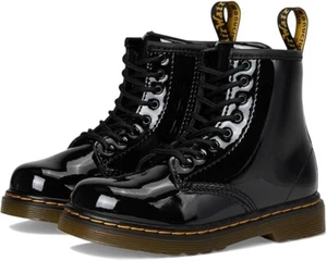 Dr. Martens 1460 R15373003 Boots Toddler US 7 Black Patent Leather Ankle JOBB332 - Picture 1 of 12