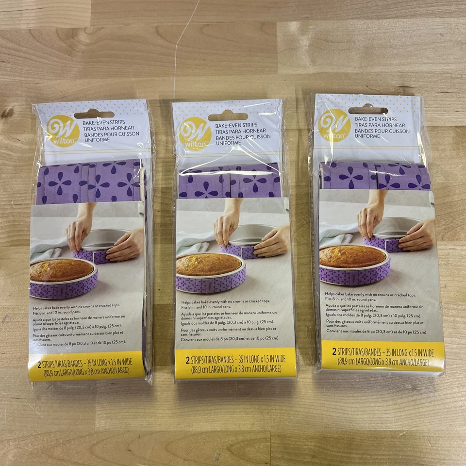 Bake-even Cake Strips 2pc 415-0795 Wilton