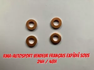 4 X JOINTS INJECTEUR RENAULT / DACIA 1.5 Dci et 1.9 Dci 7703062072 FEBI 30253 - Imagen 1 de 1