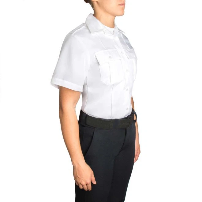 Nuevo: Camisa de uniforme de policía de poliéster de manga corta azul para mujer - 8610W-Z Foto 1 de 4