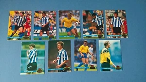 SHEFFIELD WEDNESDAY TOPPS STADIUM CLUB 1992 FOOTBALL CARDS x 9 - Picture 1 of 2