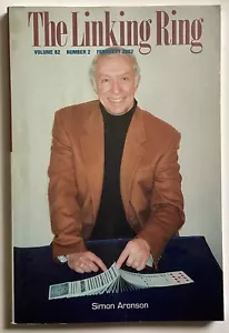 The Linking Ring Magazine February 2002 Magic Simon Aronson - Imagen 1 de 3
