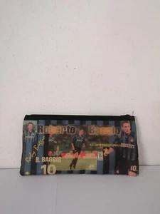 Astuccio Scuola Calcio Inter Roberto Baggio Vintage Fondo Di Magazzino - Foto 1 di 3