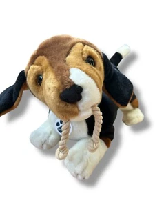 Nintendogs Interattivo Beagle Peluche Cane con Corda Marrone Nero Bianco Suono - Foto 1 di 6