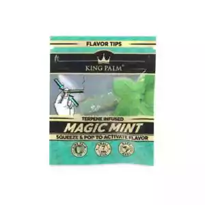King Palm Squeeze and Pop Magic Mint - aromatisierte Filterspitzen - Kakerlake - Bild 1 von 2