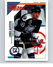 1993-94 Panini Stickers Hockey  #213 Chris Kontos  Tampa Bay Lightning V83780