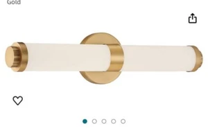 NIB Access Lighting 62530LEDD-BG/OPL Aqua Bathroom Vanity Light Brushed Gold - Picture 1 of 6