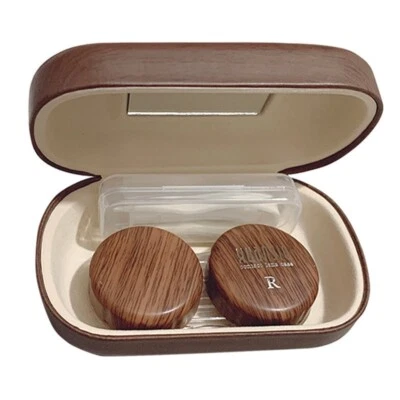 Contenedor de lentes de contacto set de viaje caja con espejo y pinzas caja de lentes de contacto - Imagen 1 de 4