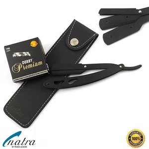Rasiermesser + 100 DERBY Premium Rasierklingen Rasierer Rasur Razor NATRA - Bild 1 von 8