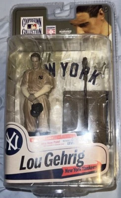 Figura prototipo variante sepia McFarlane MLB Cooperstown NY Yankees Lou Gehrig Foto 1 de 4