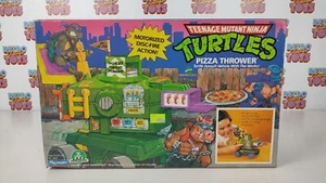PIZZA THROWER VEIHICLE TMNT NINJA TURTLES NEW MISB VINTAGE 1989 PLAYMATES 5621 - Picture 1 of 11