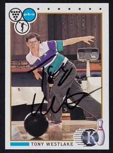 Tony Westlake signierte 1990 Kingpins Bowling Karte #33 - PBA Bowler Autogramm - Bild 1 von 2