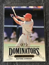 1994 Donruss 90's Dominators Batting Average Lenny Dykstra Philadelphia Phillies