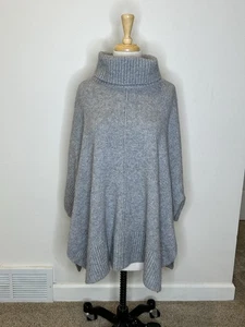 Ann Taylor Cashmere Cozy Gray Turtleneck Sweater Size M/L - Picture 1 of 10