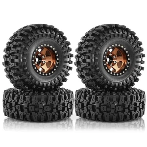 4 Stück 120mm 1,9  Metall Beadlock-Felgengummireifensatz für 1/10 RC Cr6814 - Bild 1 von 7