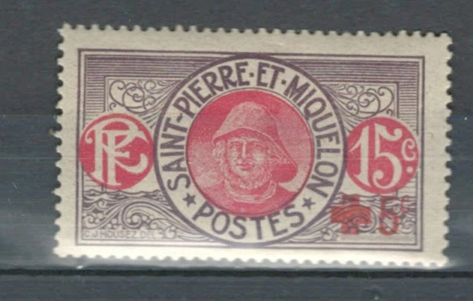 LOTE DE SELLOS SOBREIMPRESOS DE SAN PIERRE MIQUELÓN COLONIAS FRANCESAS CRUZ ROJA MH (STP 179) Foto 1 de 1