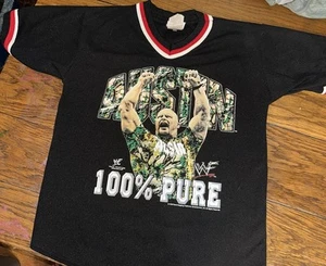 WWF Stone Cold 100% Pure Youth XXL 18/20 Jersey Camo Austin Black/ Red 1999 - Picture 1 of 6