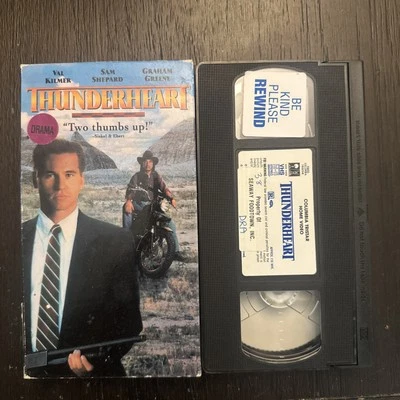 Thunderheart VHS: Sam Shepard, Val Kilmer, Graham Green, Fred Ward - Image 1 of 4