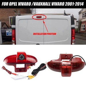 Brake Light Rear View Camera for Renault Trafic / Vauxhall Vivaro / Opel IP68 - Picture 1 of 14