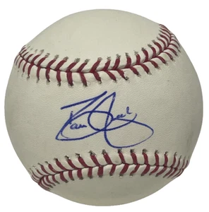 DAVID JUSTICE SIGNED RAWLINGS BASEBALL - ATLANTA BRAVES LEGEND WITH TRISTAR COA - Picture 1 of 2