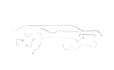 Líneas de freno completas para Jeep Grand Cherokee 95-96 4W disco acero CBK0034OM-CPP Foto 1 de 4