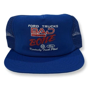 Vintage Ford Bad To The Bone Snapback Hat Gray Adjustable Cap Fast Free Ship - Picture 1 of 5