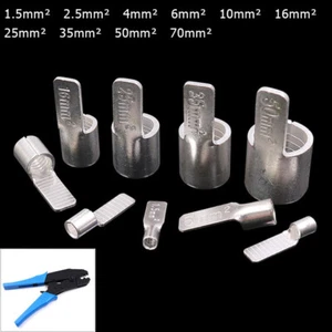 Kupferrohr Klemmen Klemme Batterie Schweißring Crimp Kabelschuhe 1,5-70mm² - Bild 1 von 21