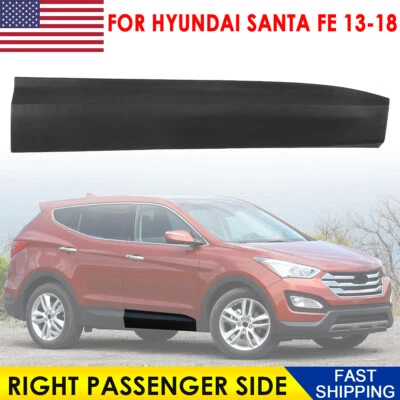 Ajuste para Hyundai Santa Fe 2013-2018 porta frontal moldura inferior lado direito do passageiro - Imagem 1 de 4