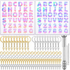 2 Pieces Alphabet Letter Resin Molds Backward Kit, Reusable Letter Number Silico