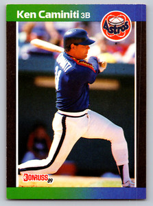 1989 Donruss #542 Ken Caminiti Houston Astros Baseball Card