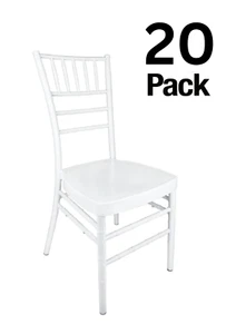 Aluminum Chiavari Chair by Chivari, Wedding, Event, 20 Chair Bundle - Picture 1 of 24
