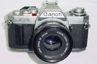 Canon AV-1 35 mm Film Spiegelreflexkamera manuelle Kamera mit Canon 50 mm f/2 FD Objektiv TOP