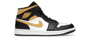 Las mejores ofertas en Jordan 1 Mid Negro Dorado | eBay