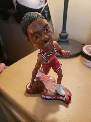 RARE Chicago Bulls Legends of the Court Derrick Rose Big Head Bobblehead Cover