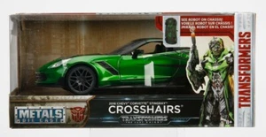 JADA TRANSFORMERS 2016 CHEVROLET CORVETTE CROSSHAIRS GREEN 1:24 DIECAST MODEL 97 - Picture 1 of 7