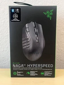 Razer Naga V2 HyperSpeed Wireless Gaming Mouse RZ01-03600100-R3U1 - BRAND NEW - Picture 1 of 5