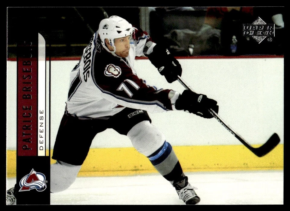 2006 Upper Deck #303 Patrice Brisebois - Colorado Avalanche - Image 1 of 2