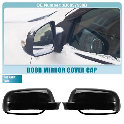 Pieza de 2 cubiertas de espejo retrovisor aptas para Volkswagen Jetta 1998-2004 Foto 1 de 4