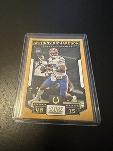 2023 Panini Score Anthony Richardson Gold Rookie RC #304 Colts 