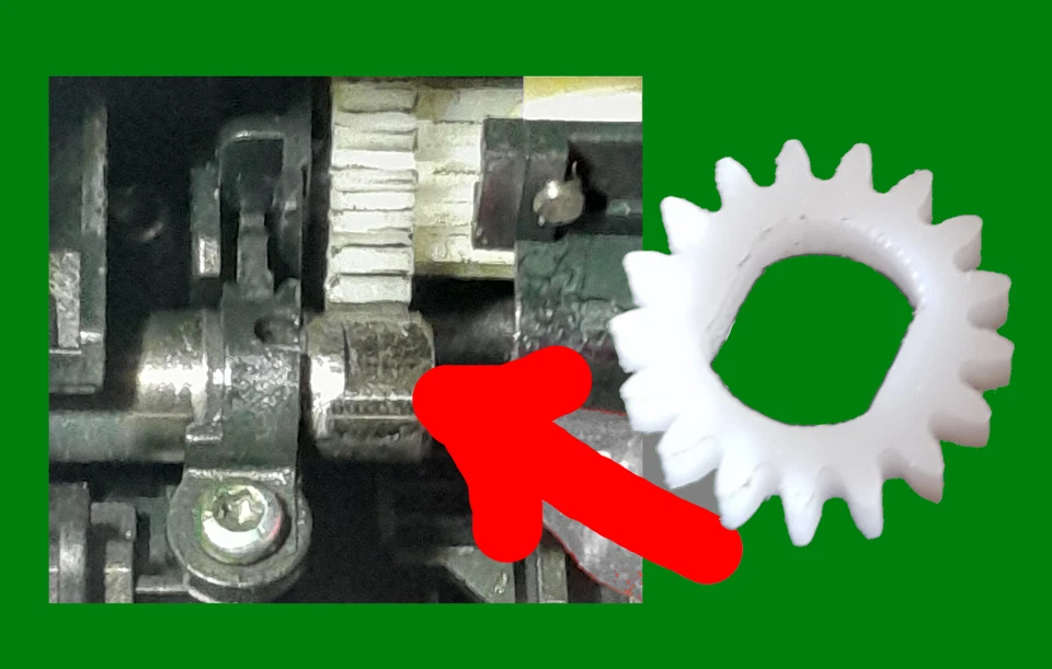 Engrenage Pour HP OfficeJet Pro 9010 À 9016 9018 À 9020 9023 8012 8014 8021 22 - Bild 1 von 1