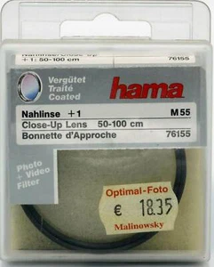 Hama Filter 76155 - Nahlinse +1 - Close up - 55mm -  - Bild 1 von 2