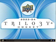 2023-24 Upper Deck Trilogy Hockey Hobby Box - PRESELL - SEE INFO!!!!