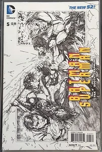 * Batman Superman #5 VF 1/100 Incentive Sketch Variant combine shipping - Picture 1 of 12