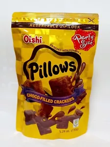 Almohadas Oishi llenas de chocolate tamaño de fiesta (4 paquetes x 150 g) - Imagen 1 de 2