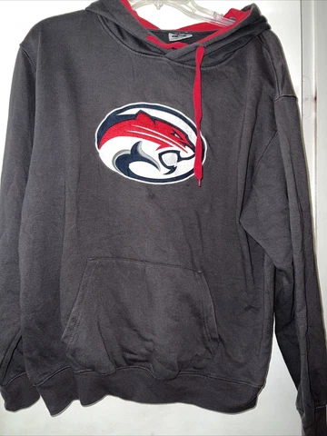 Men's Stadium Athletics Charcoal Houston Cougars Arch and Logo Pullover Hoodie Cover