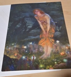 Edward Robert Hughes  Midsummer Eve  St. Patrick s Day card 1989
